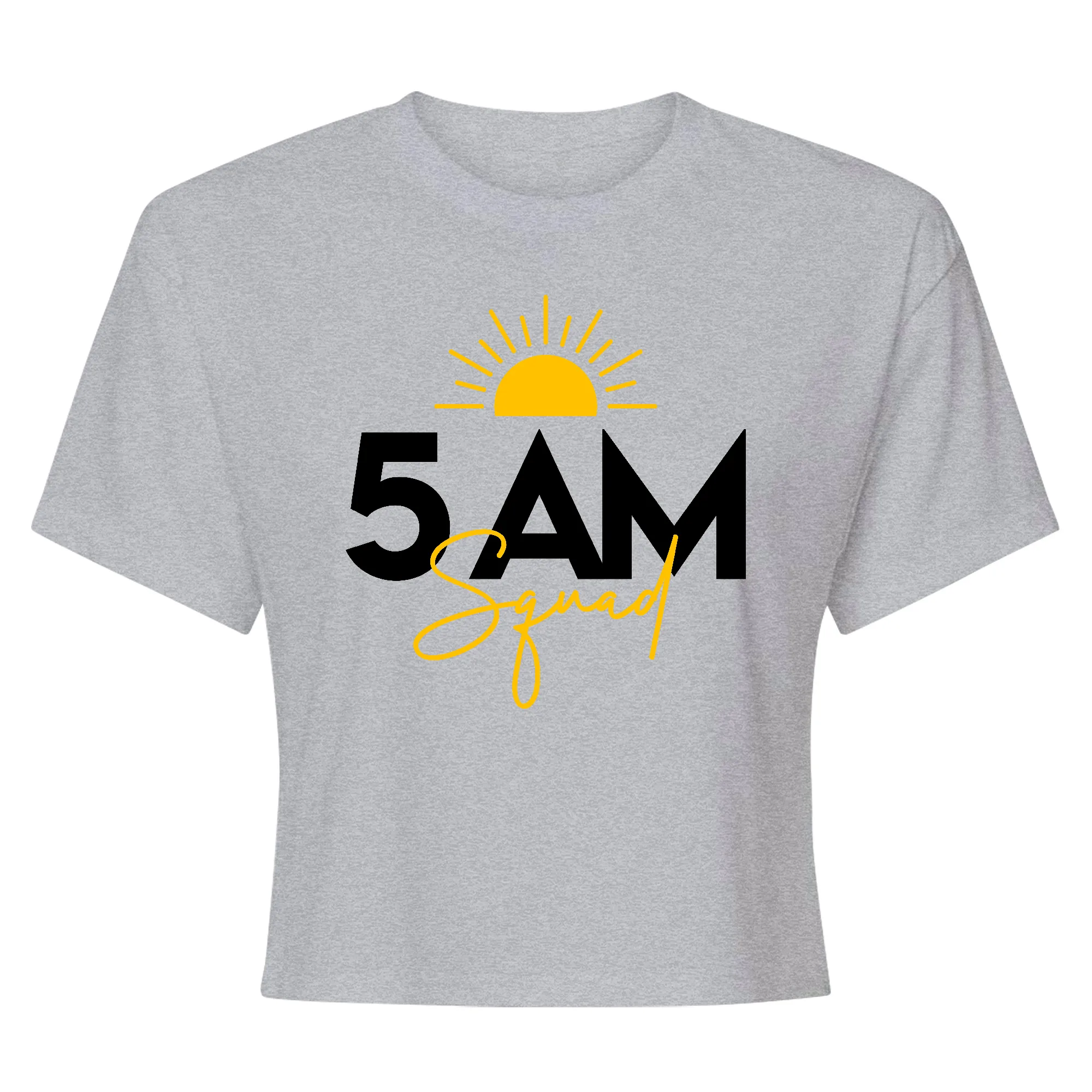 5AM Squad Crop Top T-Shirt