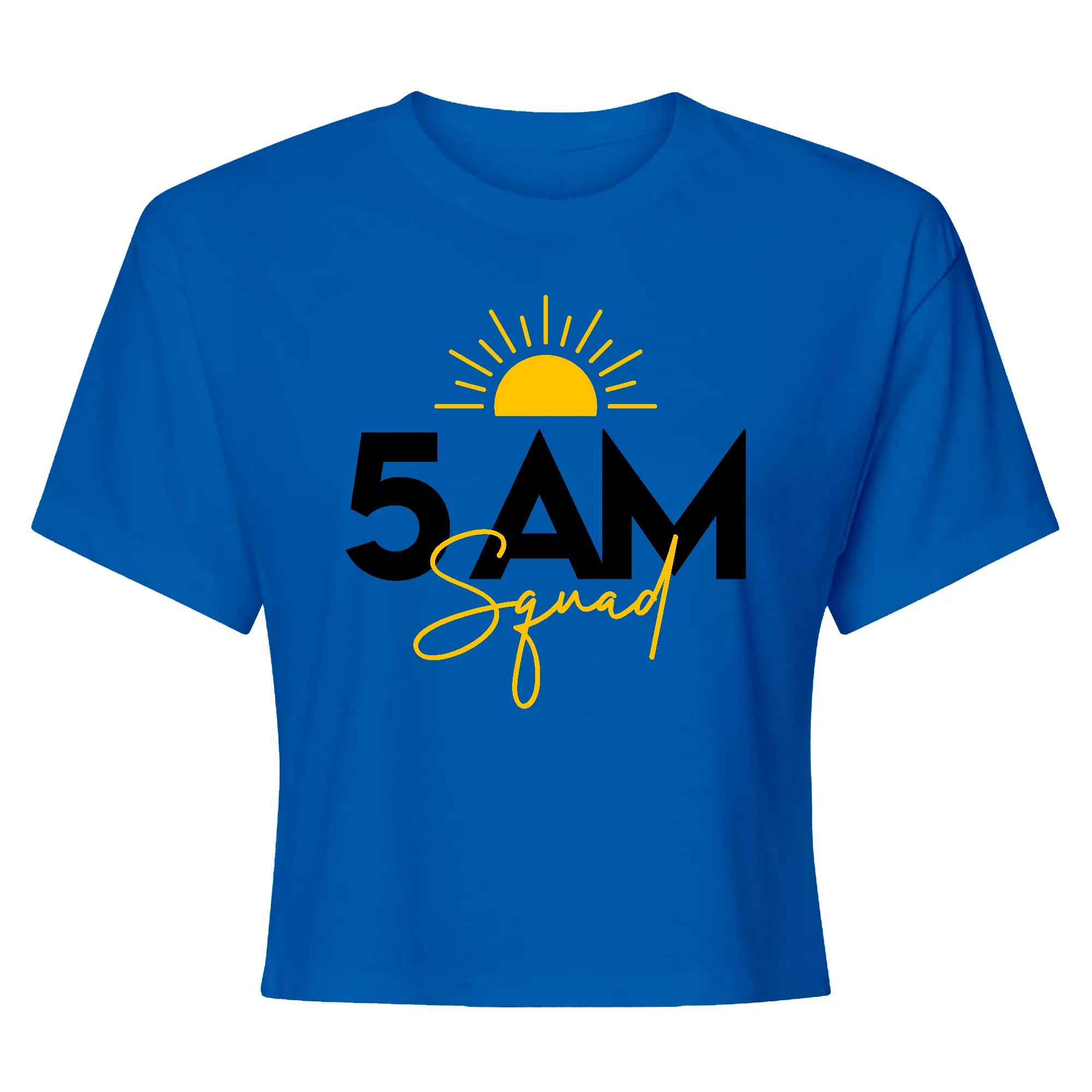 5AM Squad Crop Top T-Shirt