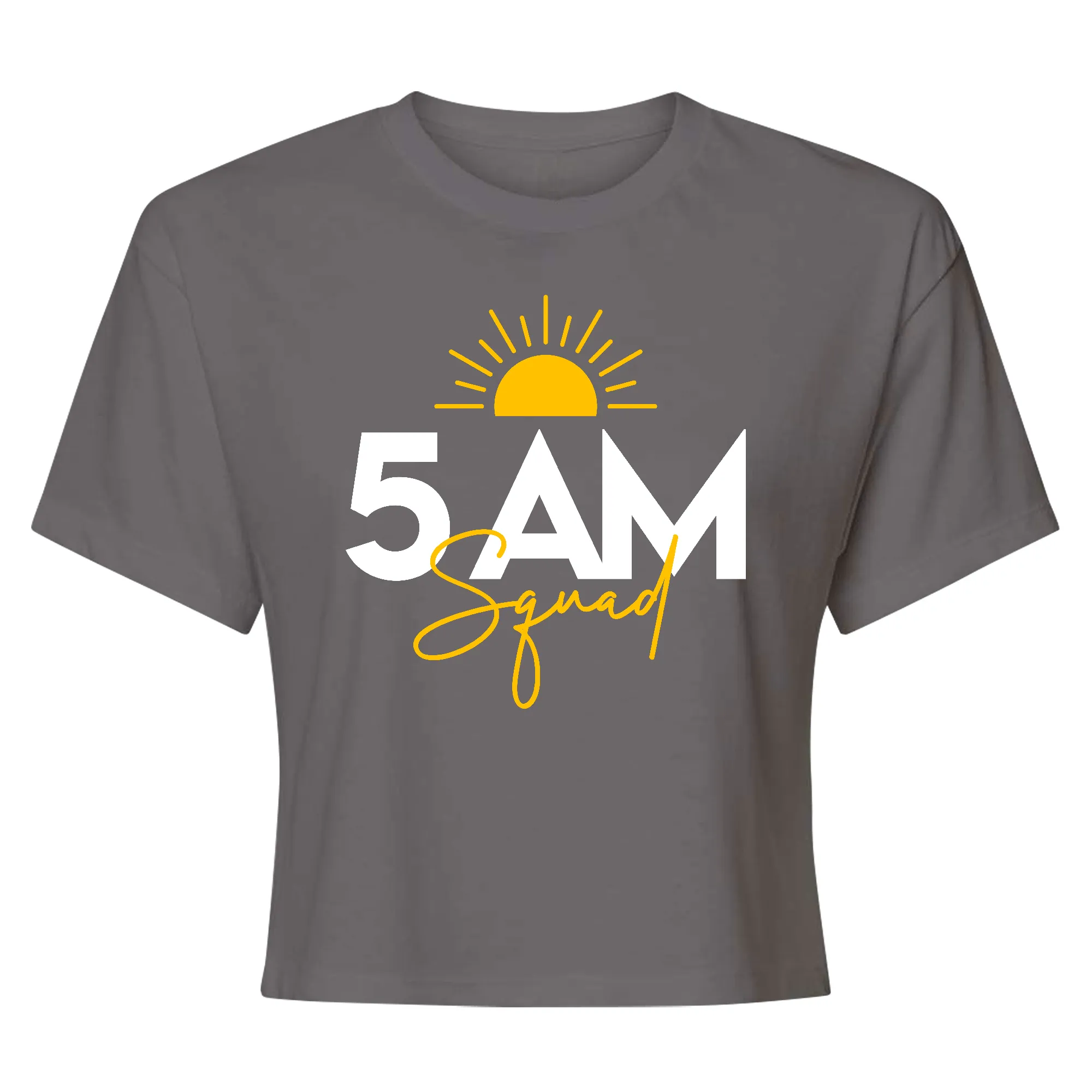 5AM Squad Crop Top T-Shirt