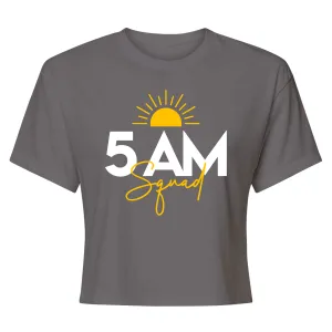 5AM Squad Crop Top T-Shirt