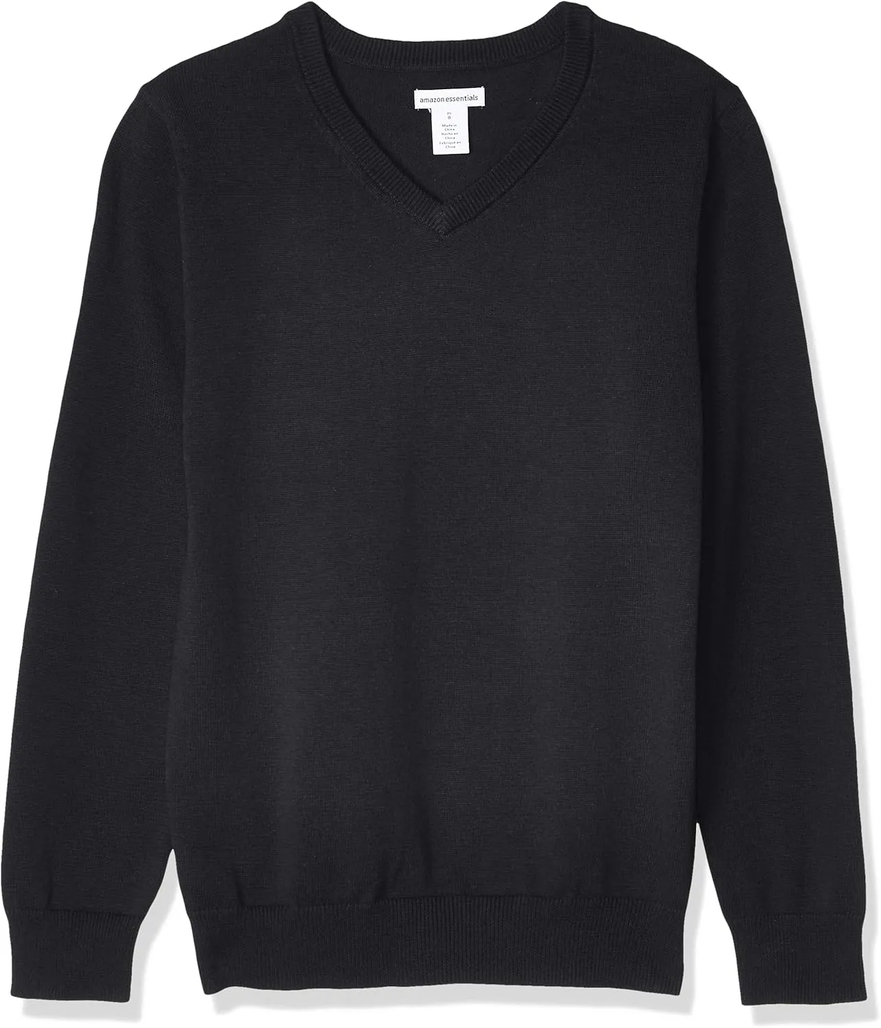 Amazon Essentials Unisex Kids and Toddlers' Uniform Cotton V-Neck Sweater