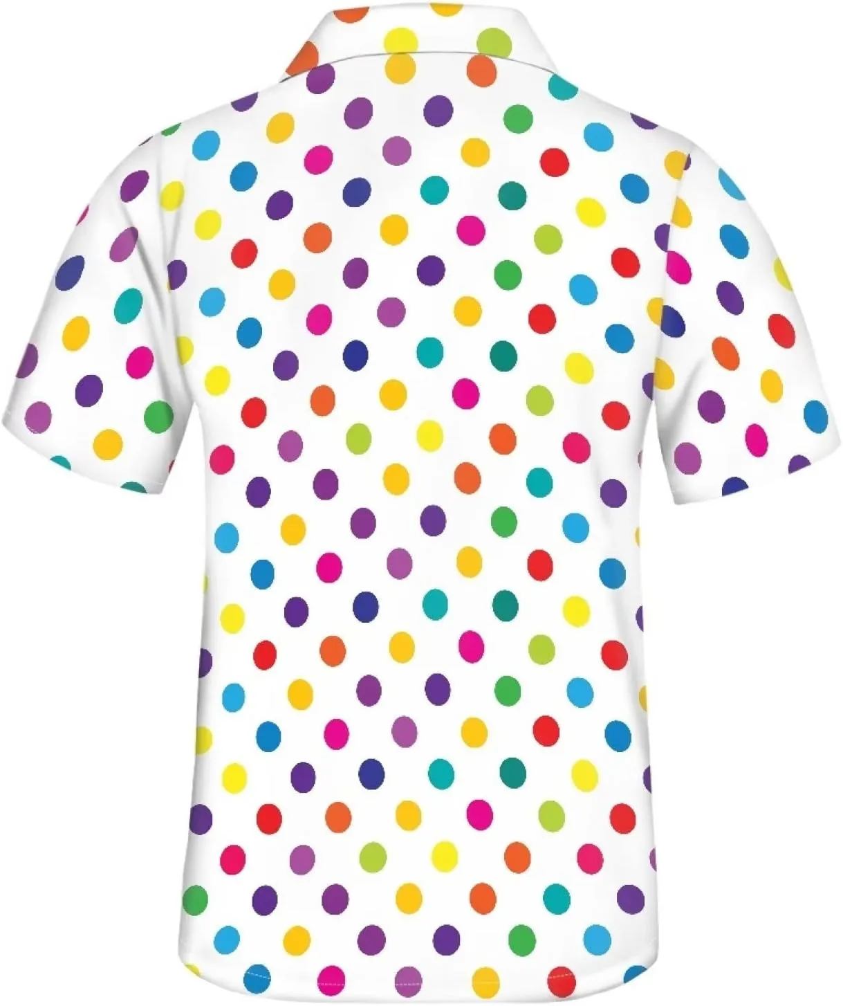 Biyejit Men's Casual Short Sleeves Printed Button Down Summer Beach Dress Shirts Size S-4XL