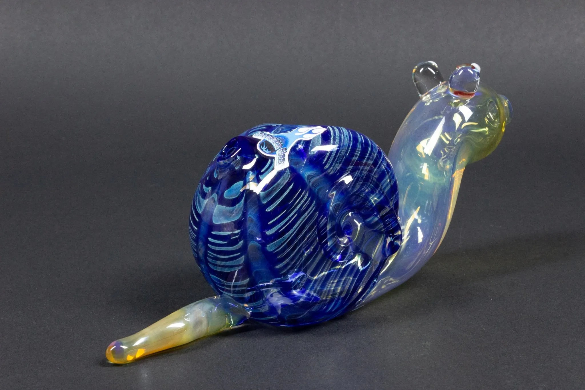 Chameleon Glass Gary The Snail Hand Pipe