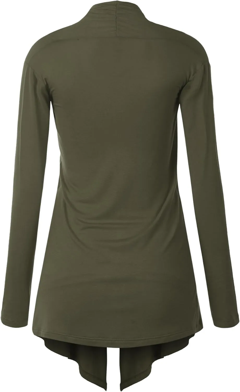 CTC Womens Draped Open- Front Cardigan - Made in USA