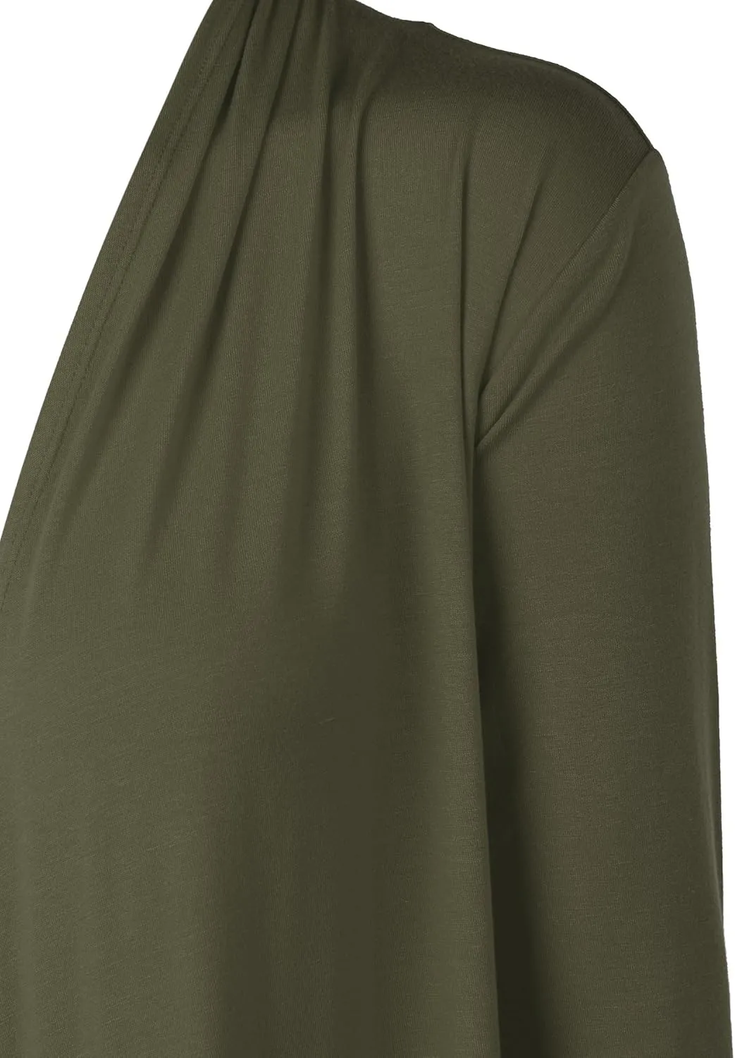 CTC Womens Draped Open- Front Cardigan - Made in USA