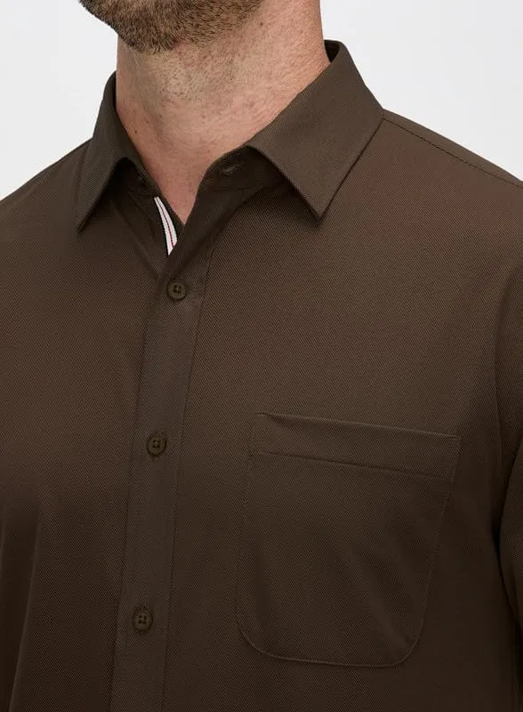 Damipow Mens Slim Fit Dress Shirts Long Sleeve Button Down Cotton Casual Business Shirt