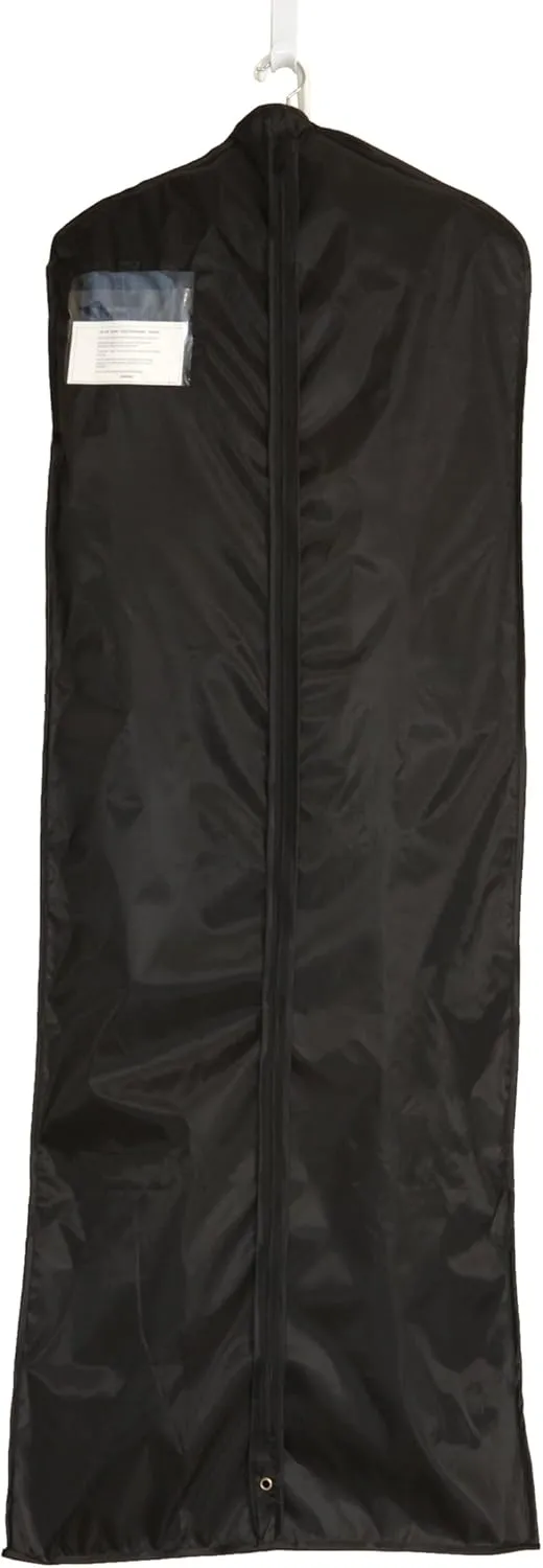 DeluxeComfort Garment Bag - Black Large Dress Clothing Protector 63X22