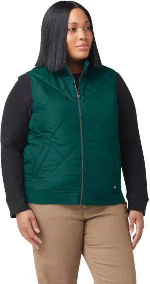 Dickies Women's Size Plus Quilted Vest