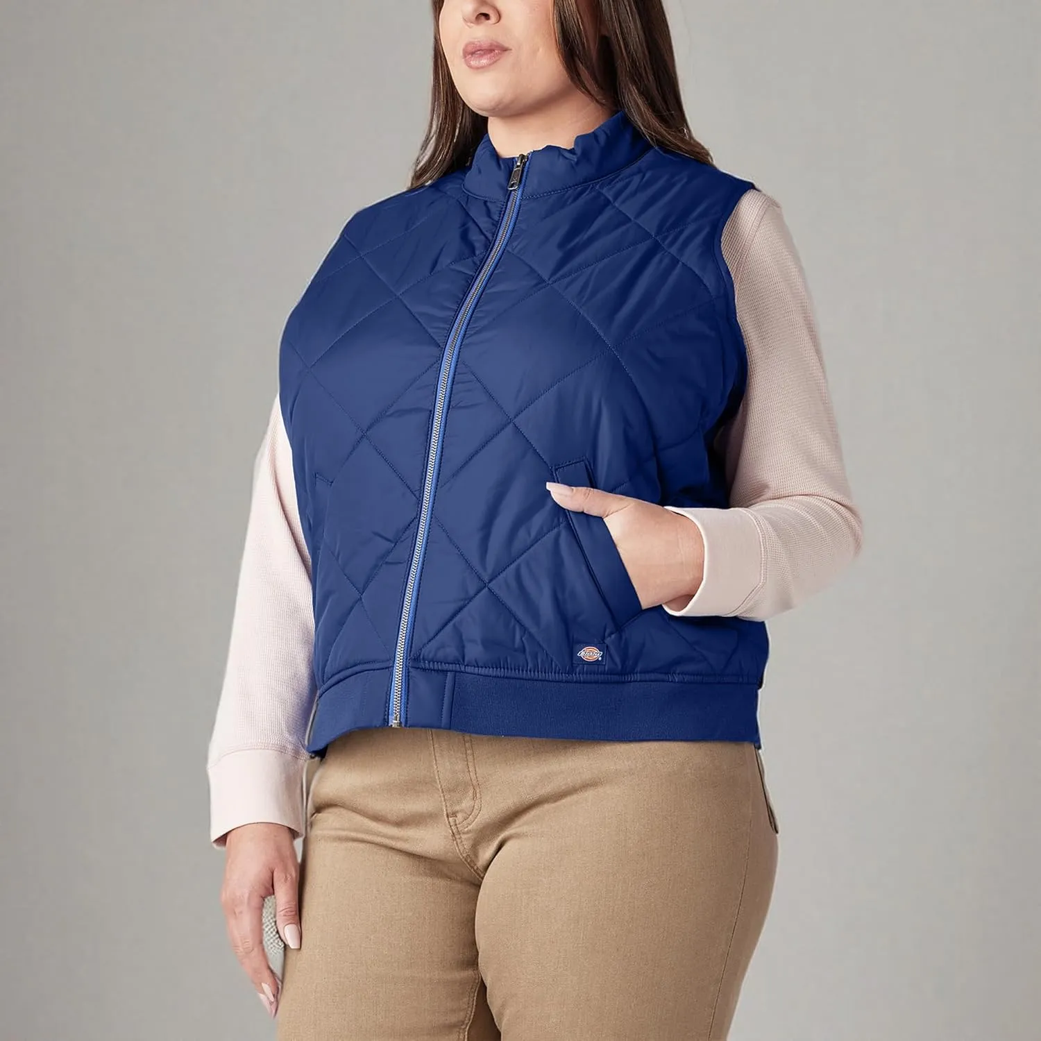 Dickies Women's Size Plus Quilted Vest