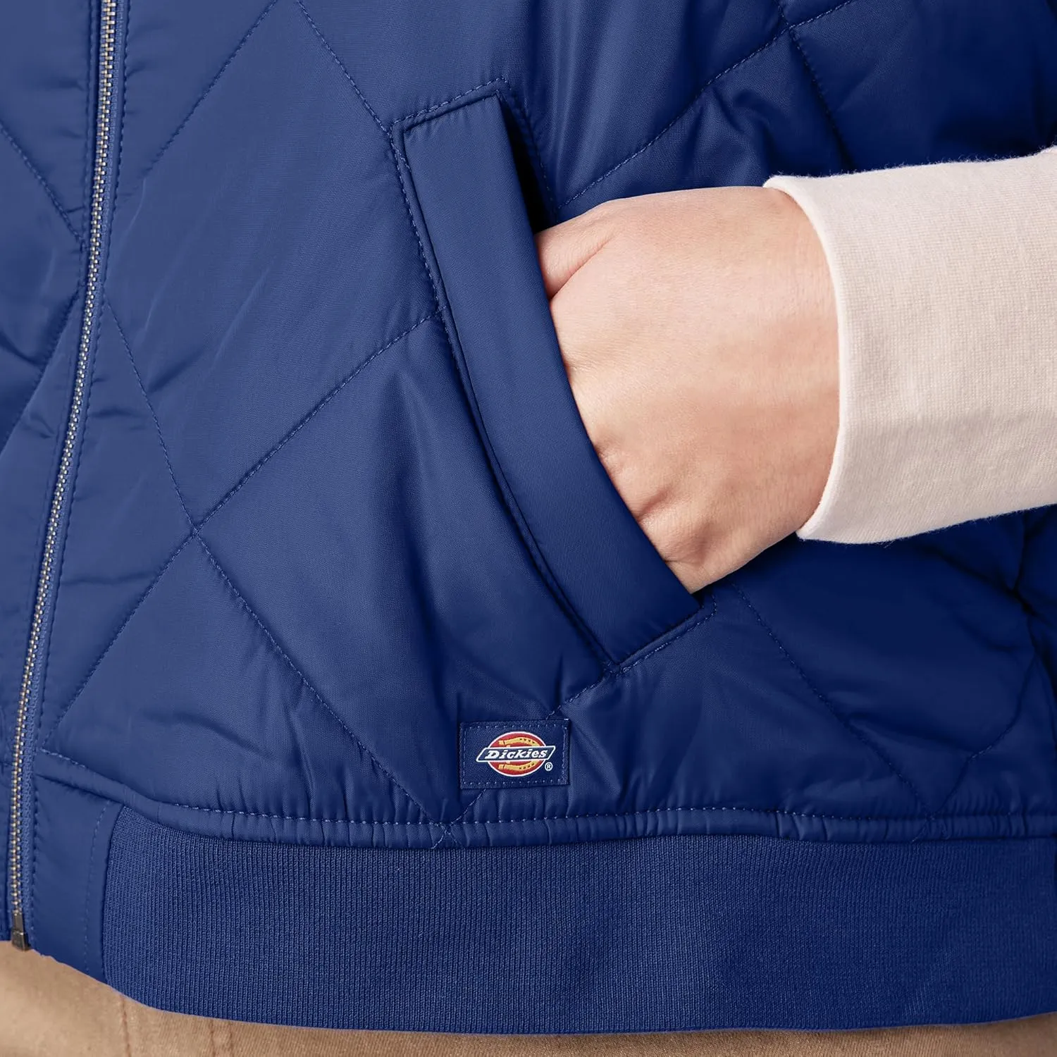 Dickies Women's Size Plus Quilted Vest