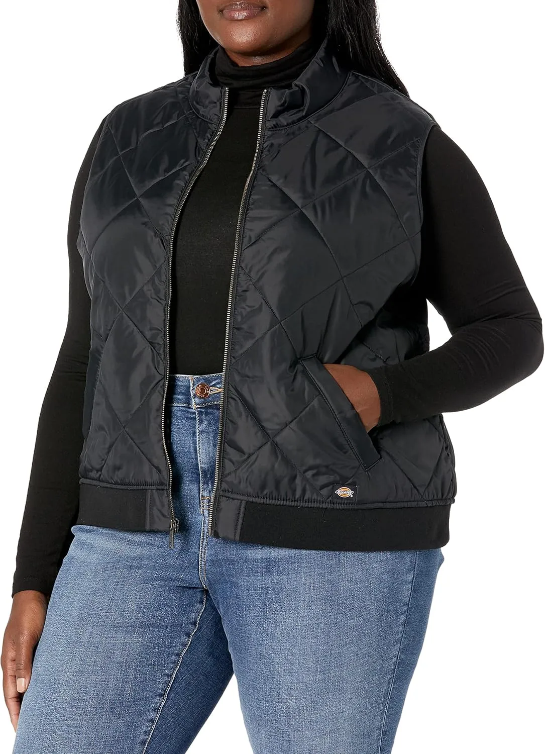 Dickies Women's Size Plus Quilted Vest