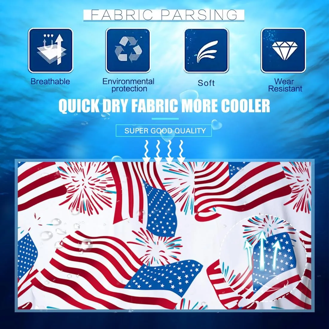 Fanient Mens Hawaiian Shirt Summer 3D Print Casual Short Sleeve Button Down Graphic Aloha Dress Shirts