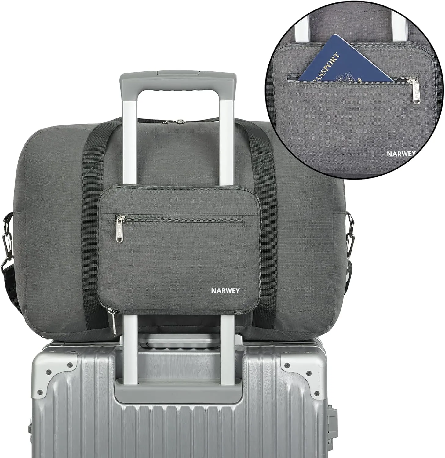 For Spirit Airlines Foldable Travel Duffel Bag Tote Carry on Luggage for Women and Girls