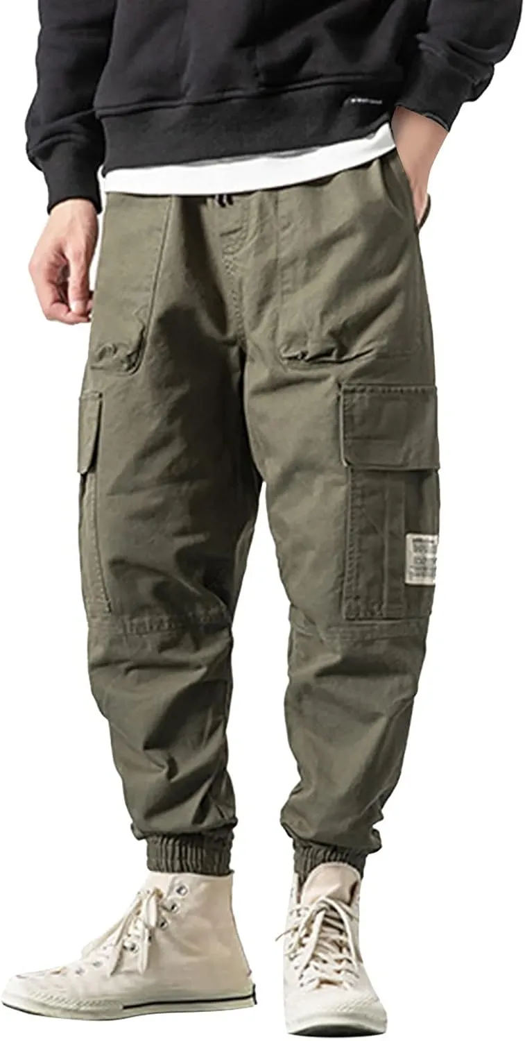 GIERIDUC Mens Stretch Dress Pants Slim Fit Mens Casual Workout Long Pants Mens Outdoor Hiking Pants Mens Tall Athletic Pants