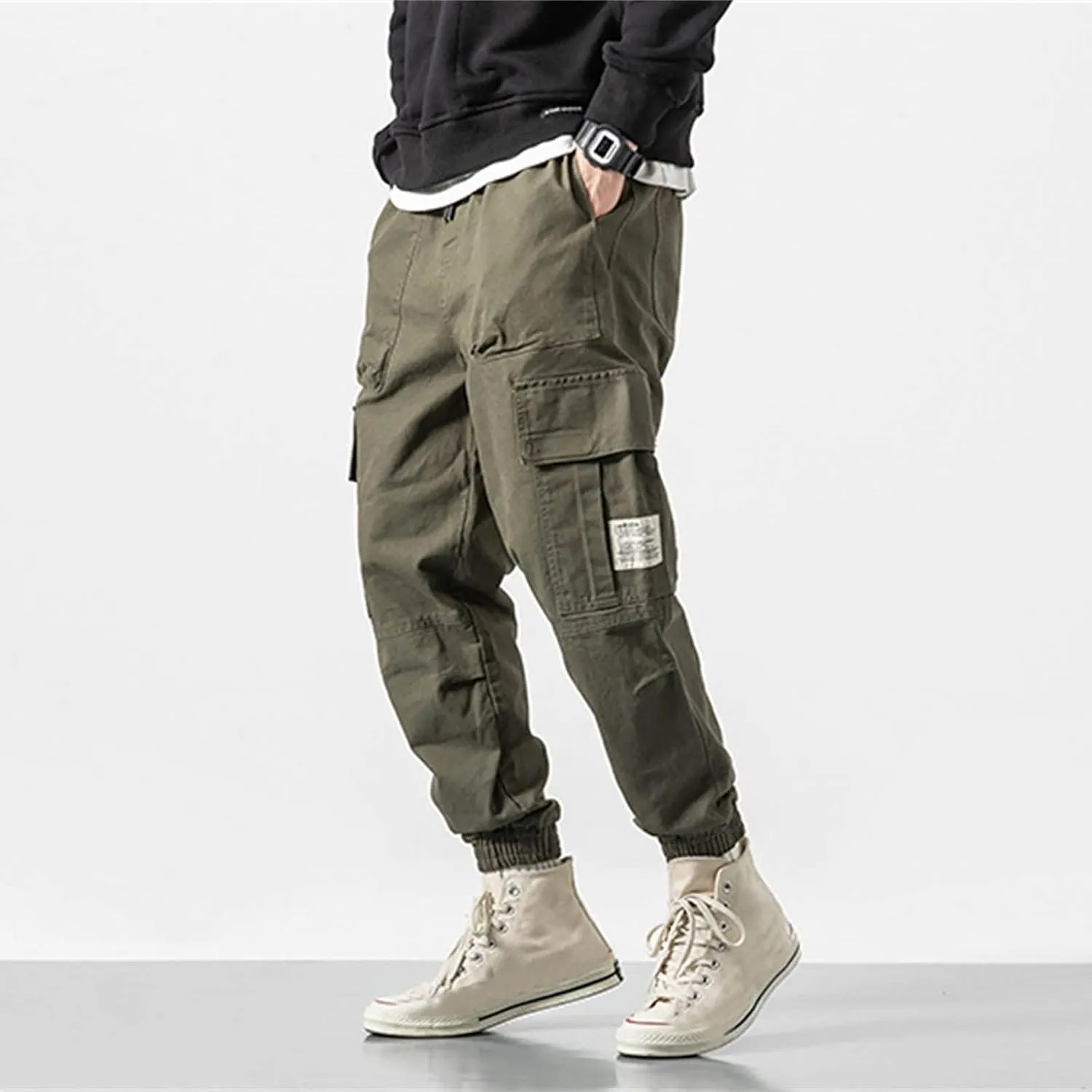 GIERIDUC Mens Stretch Dress Pants Slim Fit Mens Casual Workout Long Pants Mens Outdoor Hiking Pants Mens Tall Athletic Pants
