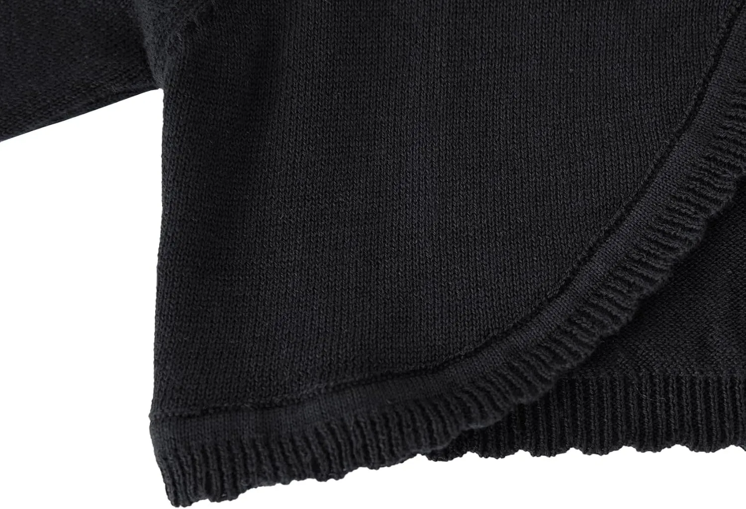 Girls Bolero Cardigan Sweater Toddler Kids Long Sleeve Button Knit Shrug Cropped Cover Up Jacket Tops