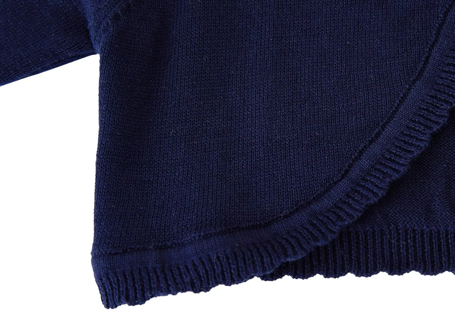 Girls Bolero Cardigan Sweater Toddler Kids Long Sleeve Button Knit Shrug Cropped Cover Up Jacket Tops