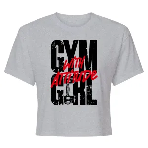 Gym Girl Attitude Crop Top T-Shirt