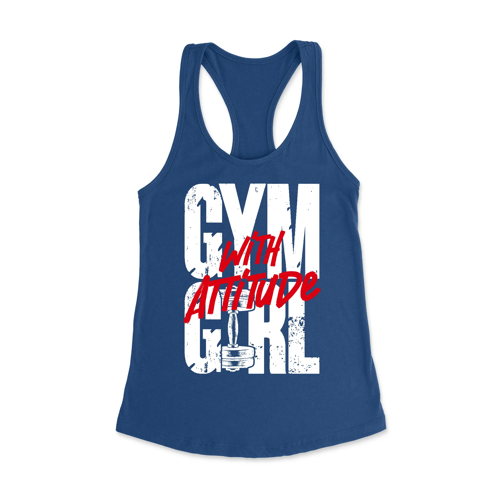 Gym Girl Attitude Racerback Tank