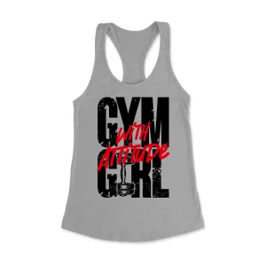 Gym Girl Attitude Racerback Tank