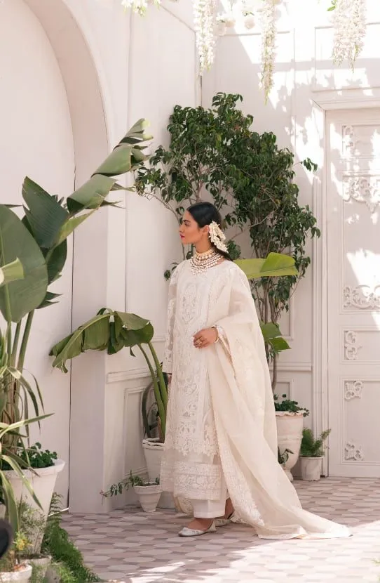 Hand Embroidered Kurta Paired with a Shalwar and Dupatta