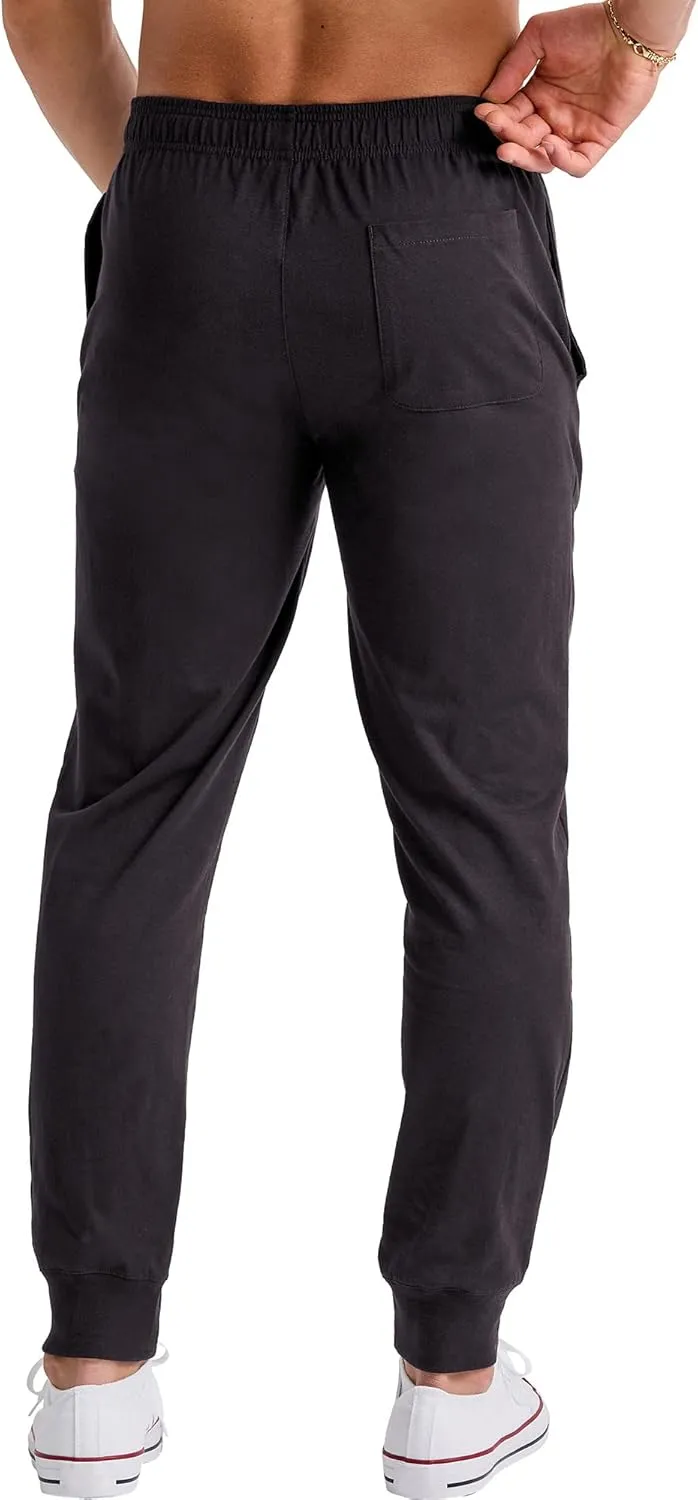 Hanes Originals Cotton Joggers, Jersey Sweatpants for Men with Pockets, 30" Inseam