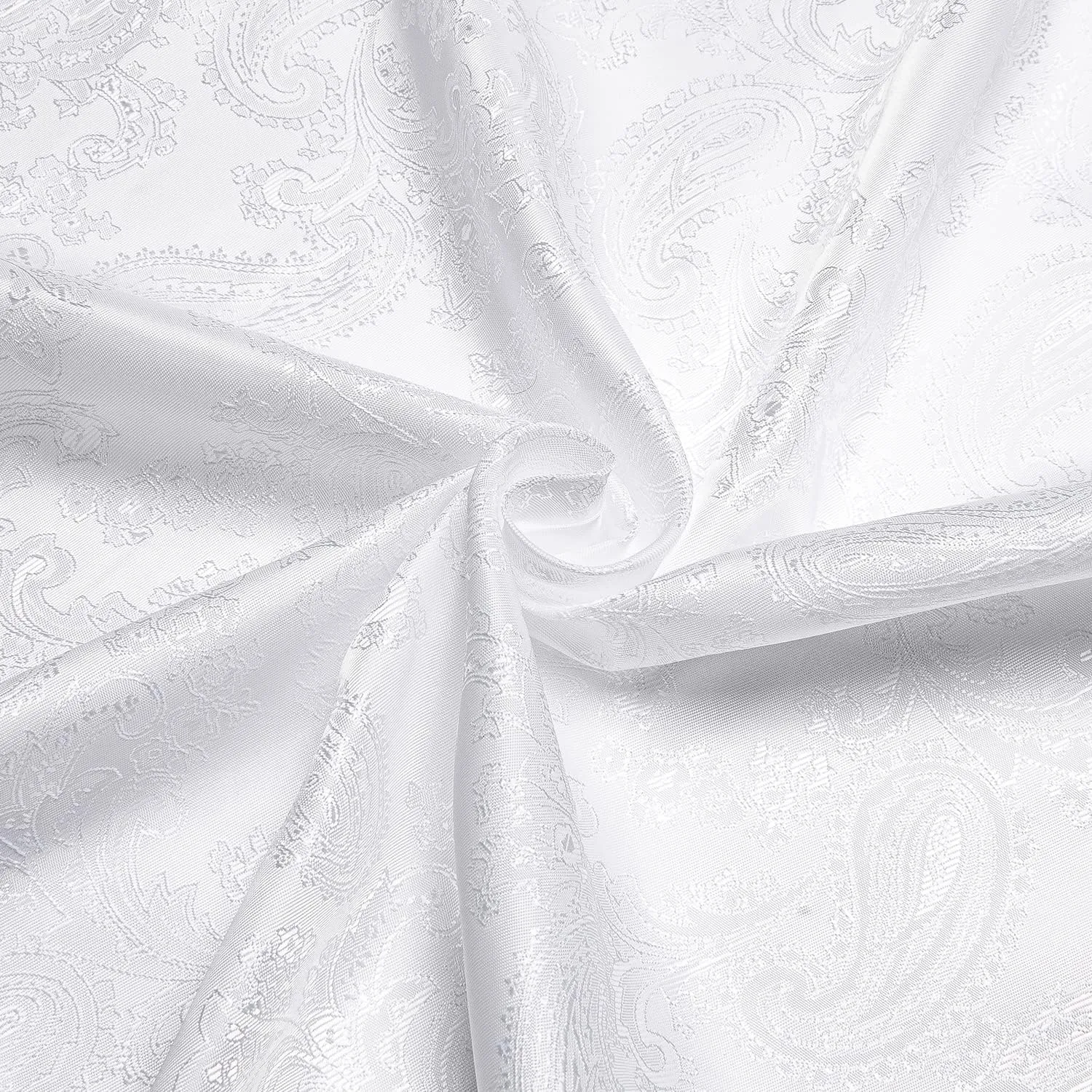 Hi-Tie Mens Dress Shirts Wrinkle Free Inner Contrast Jacquard Long Sleeve Casual Button Down Shirt Business Party Wedding