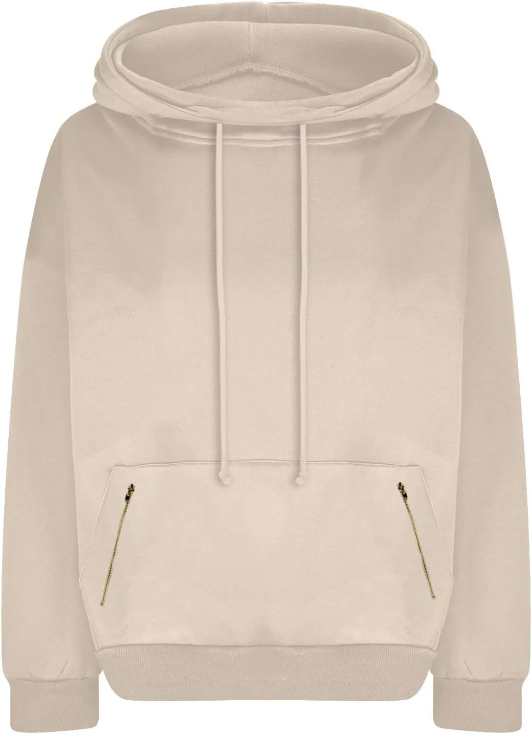 Hoodie Sweatshirt For Women Fall Fashion 2024 Casual Long Sleeve Cowl Neck Hooded Sweatshirt Teen Girls Pullovers