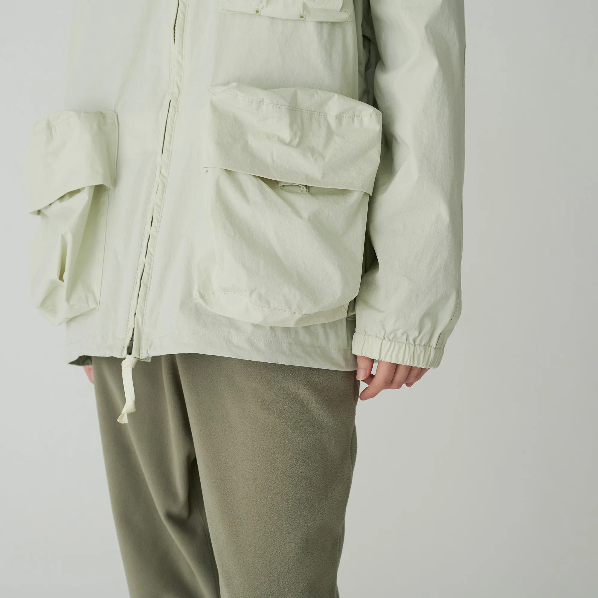 Ivory Indigo C/N Parka
