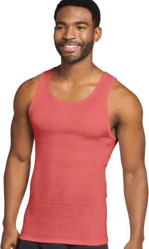 Jockey Men's Undershirt 100% Cotton Big Man A-Shirt Tank - 3 Pack
