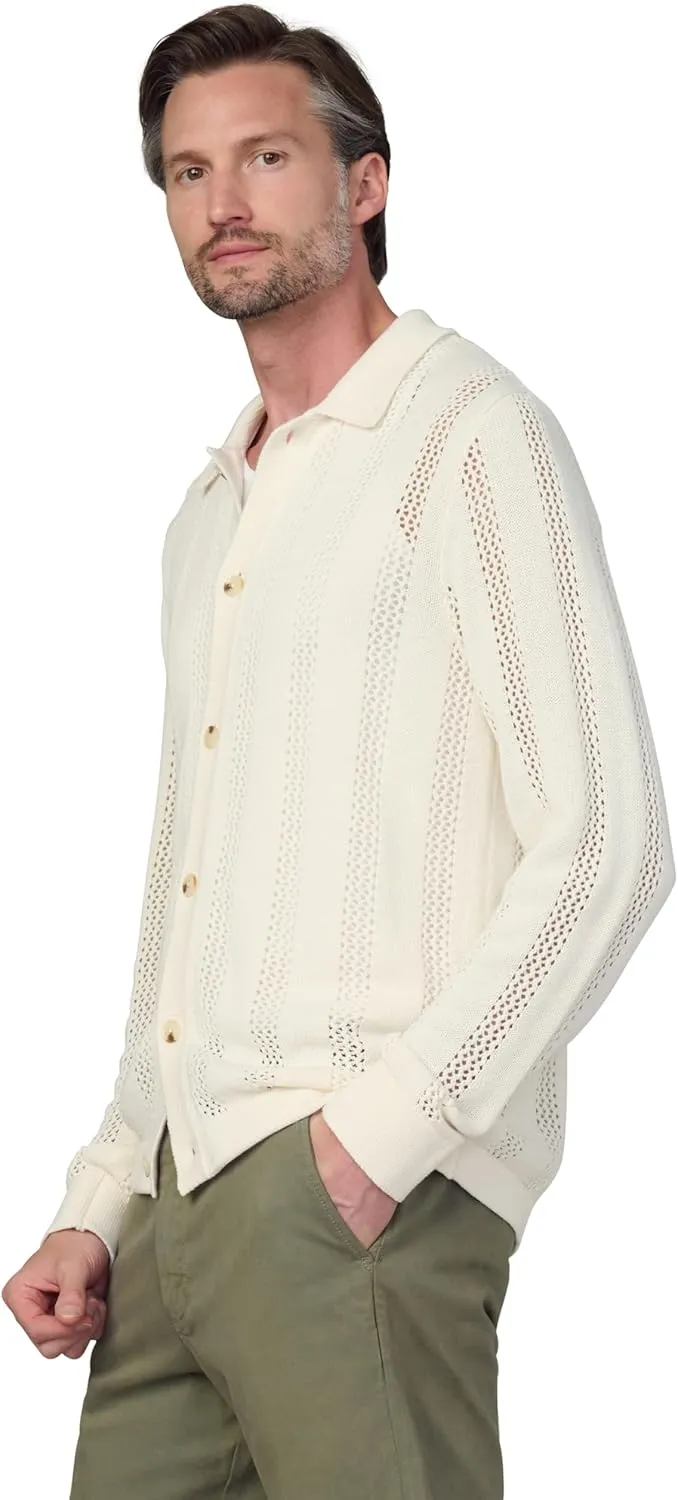 Joe's Men's Summer Crochet Cardigan
