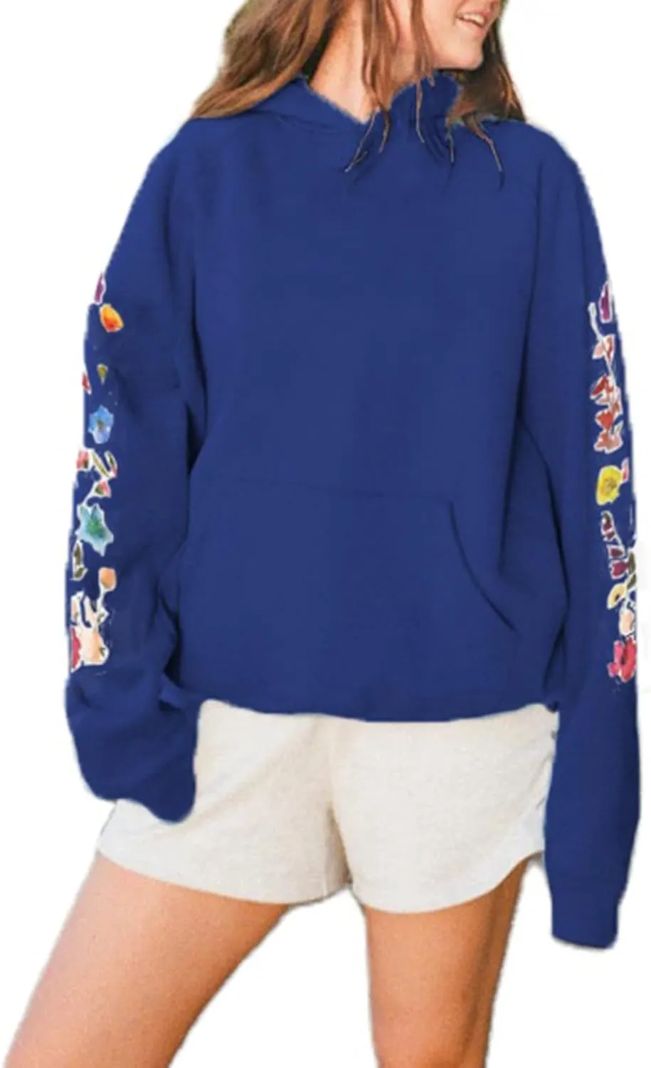 Juakoso Women Y2k Cute Graphic Hoodies Oversized Long Sleeve Coquette Sweatshirt Preppy Aesthetic Teen Girl Clothes