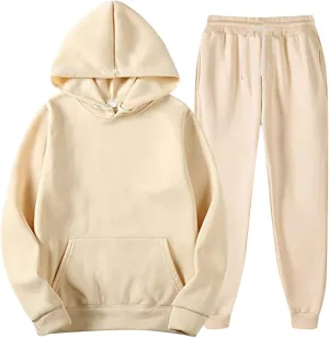 LCMTWX Oversized Fleece Joggers Sweatpants Winter Leisure Solid Color Hooded Sweater Pants with High Waisted Casual Sweat