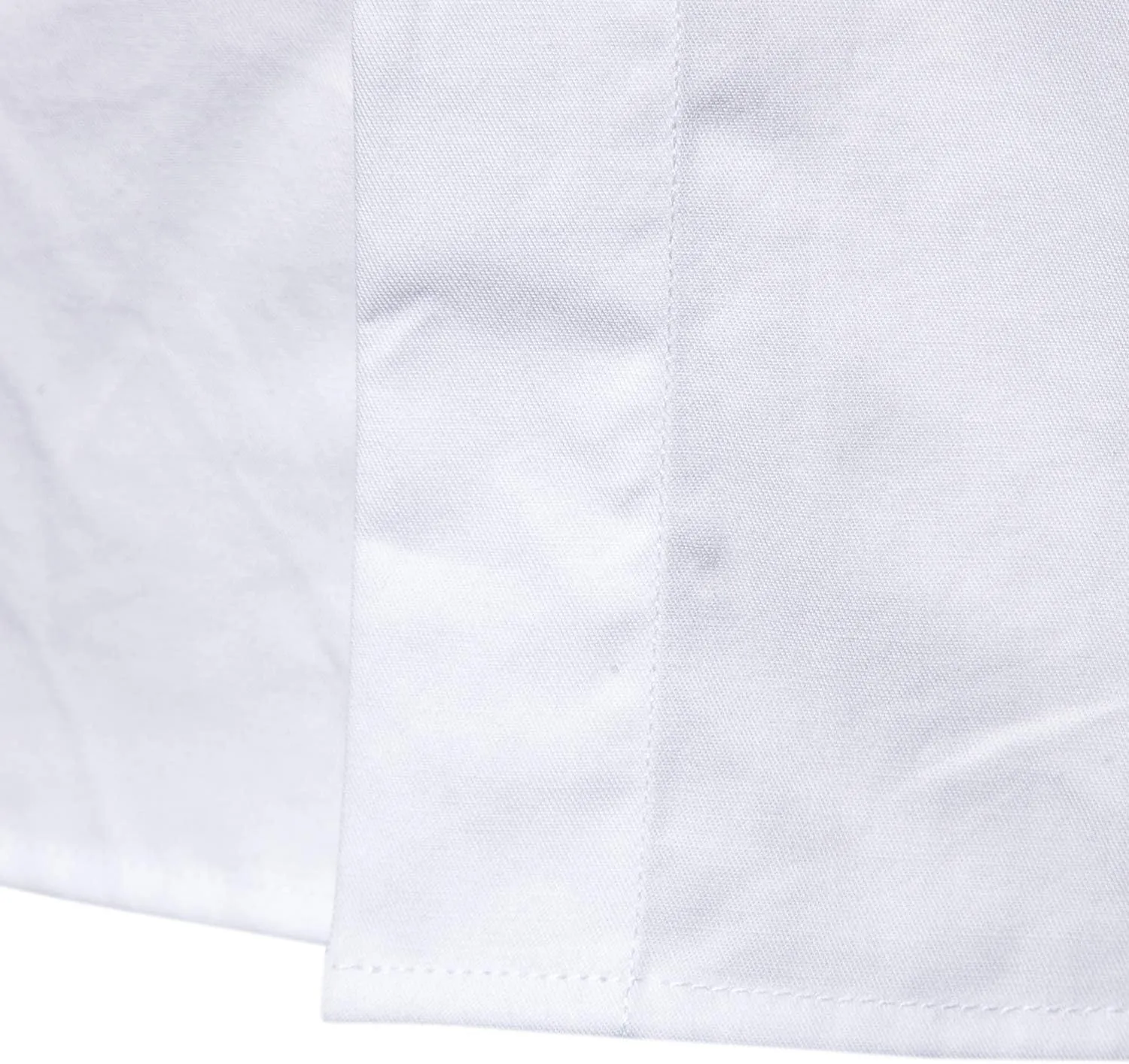 LOCALMODE Men's Regular Fit Cotton Business Casual Shirt Solid Short Sleeve Button Down Dress Shirts