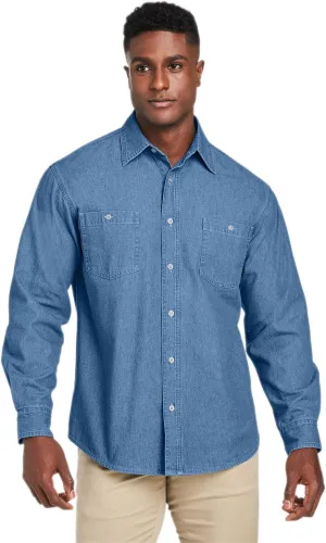 M540 Men's Denim Shirt Jacket - LIGHT DENIM - XL