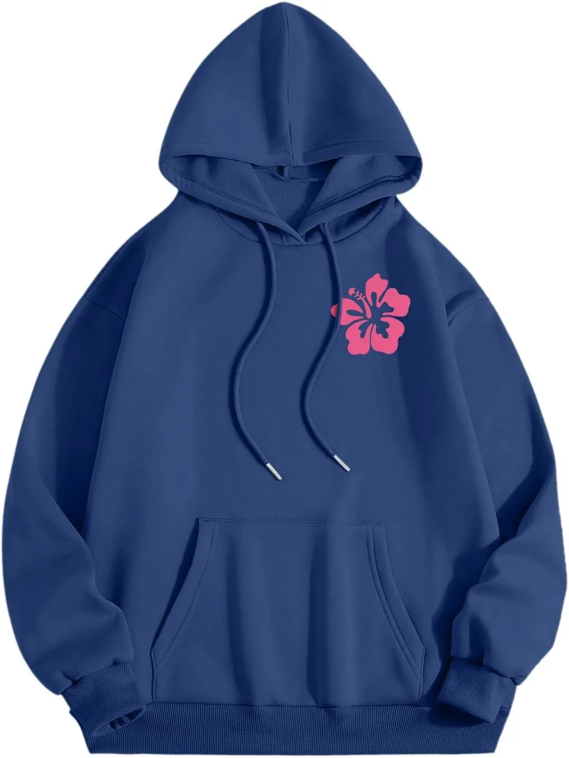 Meet Me At The Ocean Hoodies For Women Long Sleeve Hooded Sweatshirts With Pocket Drawstring Pullover Top Fall, Large