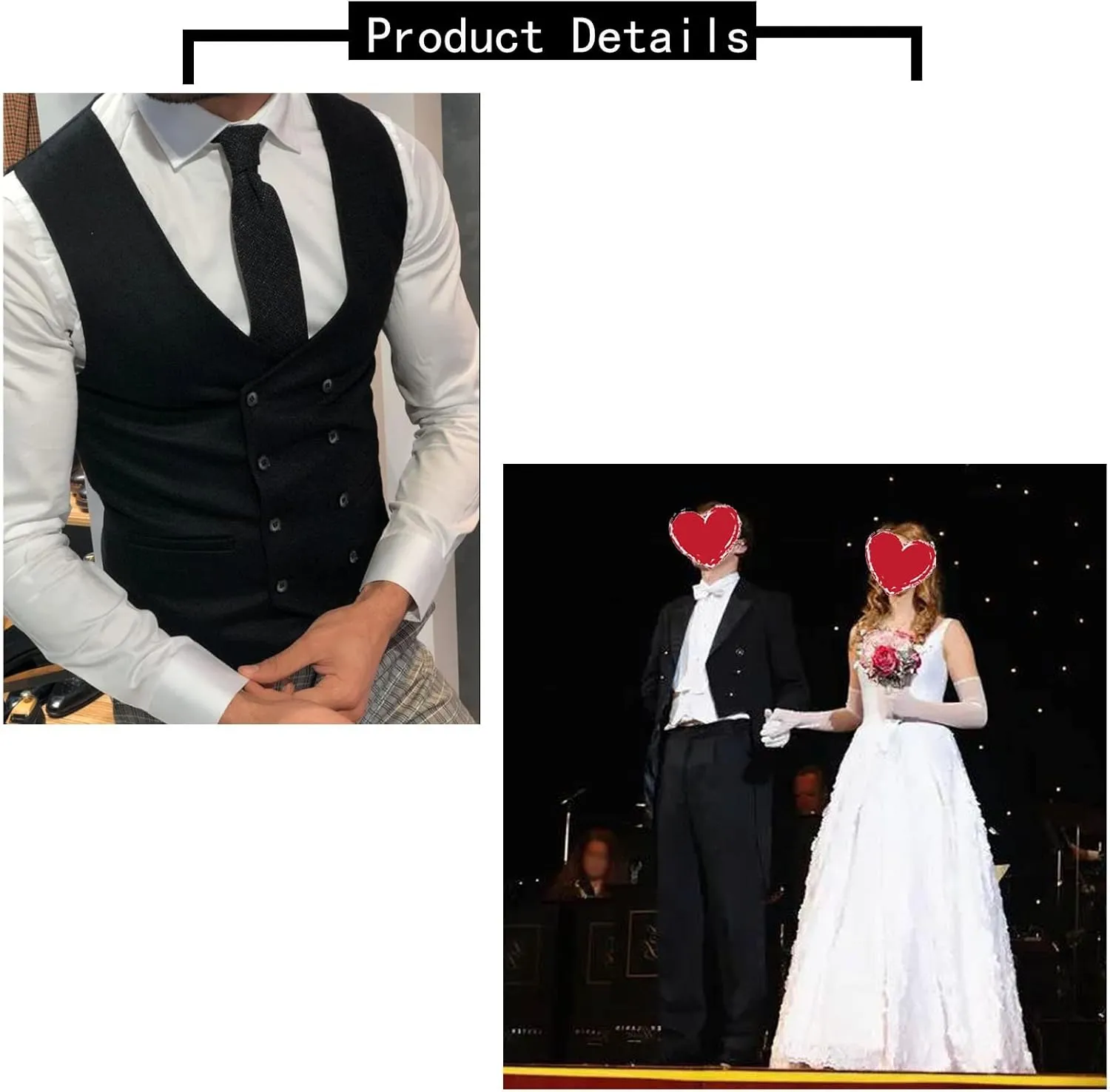 Men Suit Vest,Retro U Neck Double-Breasted Warm Business Waistcoat Casual Wear,Male Gentleman,for Suit,Tuxedo,Wedding (Color : Green, Size : XX-Large)