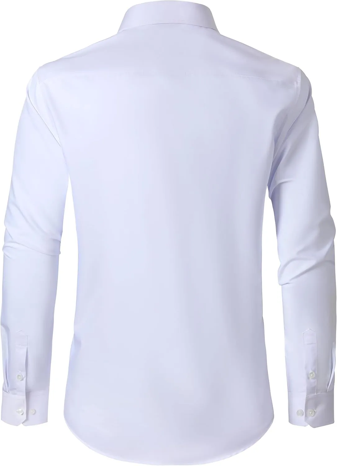 Mens Grade 3.5 Wrinkle-Resistant Dress Shirts Men's Long Sleeve Button Down Work Shirt for Men