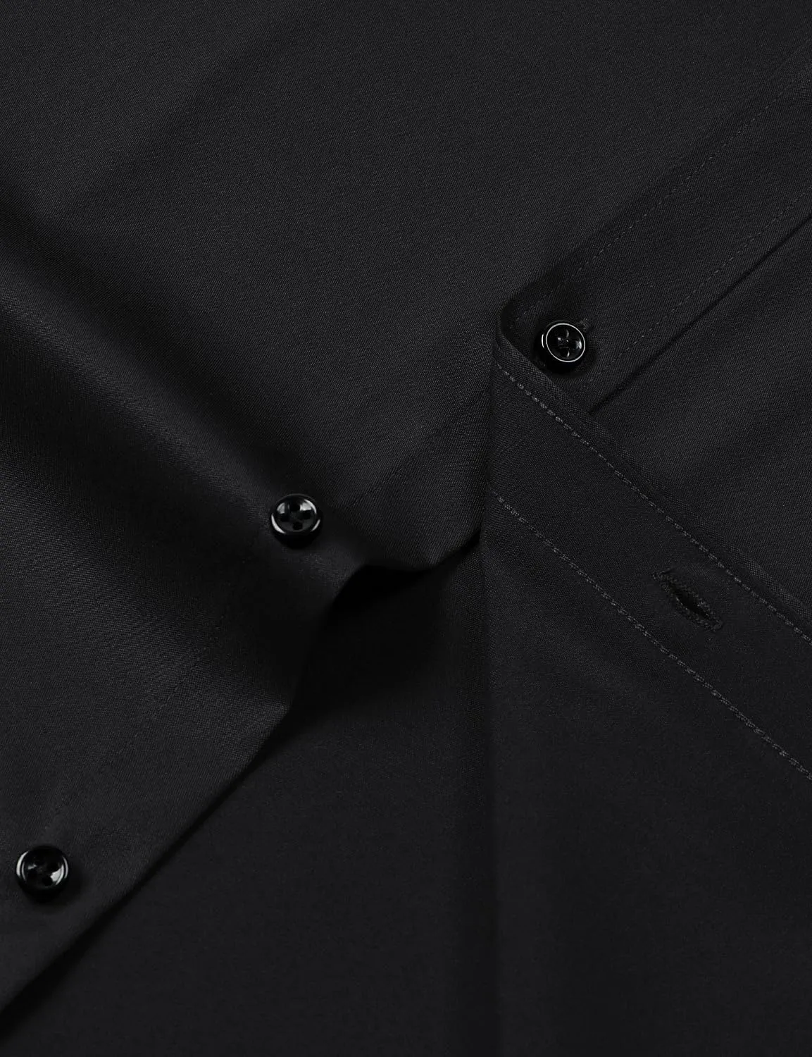 Men's Stretch Wrinkle Free Dress Shirts Formal Wedding Prom Short Sleeve Slim Fit Button Down Shirt
