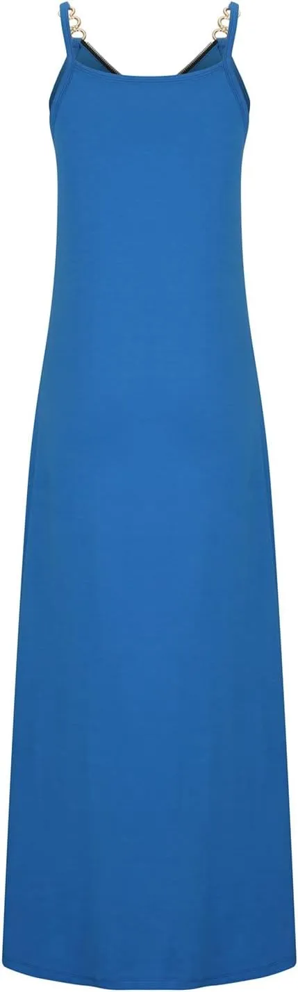 NaRHbrg Women's 2025 Summer Beach Dress Casual Sleeveless V Neck Spaghetti Strap Maxi Dresses Flowy Long Boho Sundress