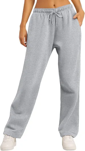 Pants for Women, Cotton Linen High Waist Wide Leg Pants Straight Summer