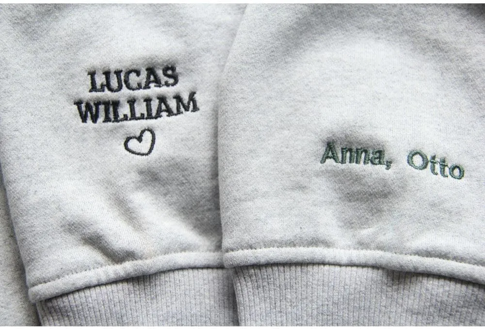 Premium Custom Embroidered Hoodie, Oversized Mama Crewneck Sweatshirts Women, Gifts For Mothers - Size S to 4XL