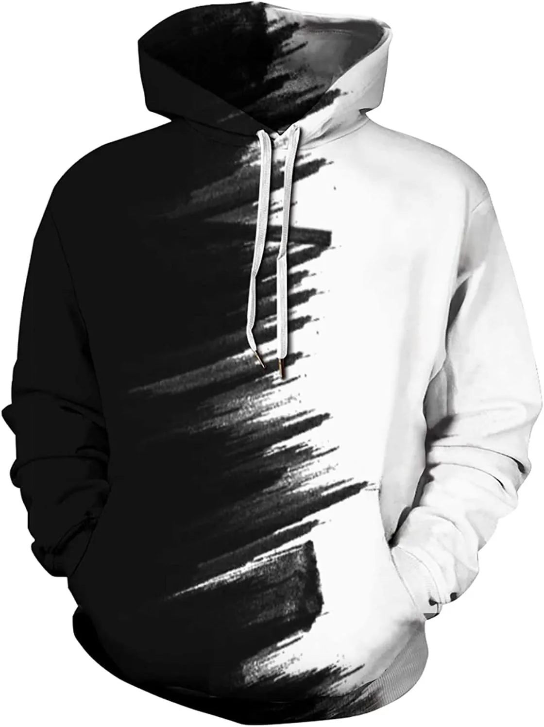 sanatty Unisex Hoodies 3D Print Galaxy Pullover Hooded Sweatshirt Hoodies with Big Pockets for Teen Men, Teen Boy, Women
