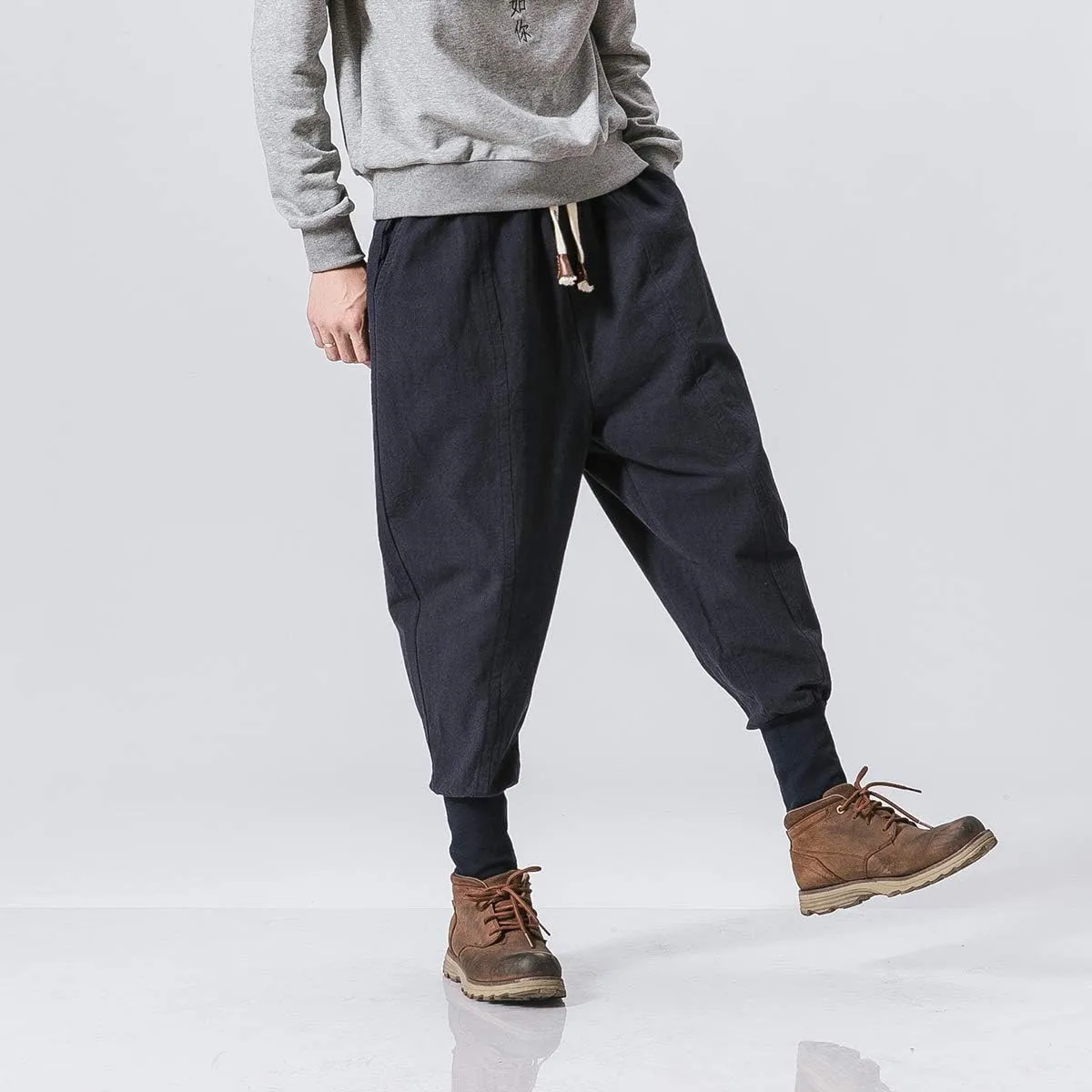 Seidarise Men's Joggers Sweatpants Harem Jogger Pant Long Sports Pants