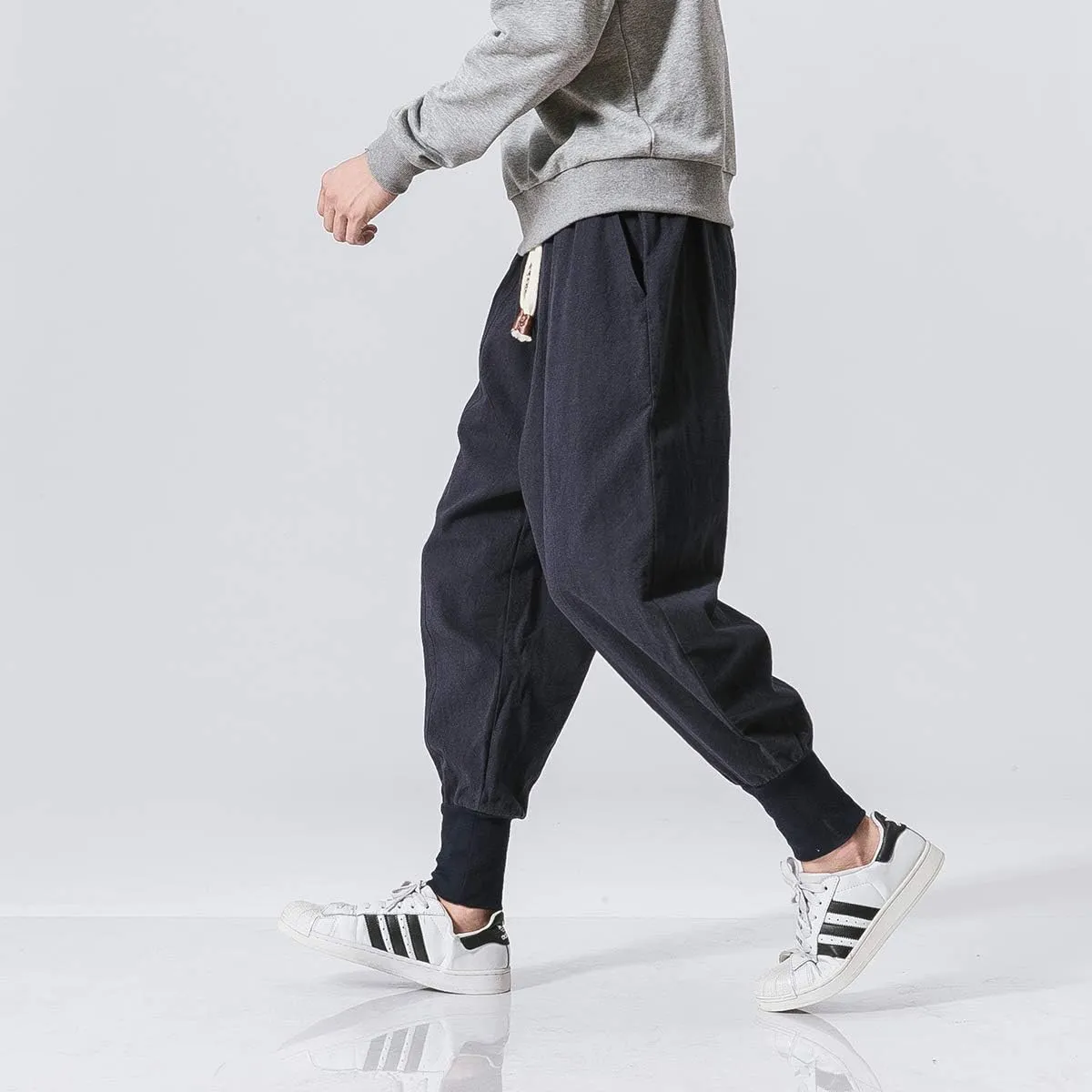 Seidarise Men's Joggers Sweatpants Harem Jogger Pant Long Sports Pants