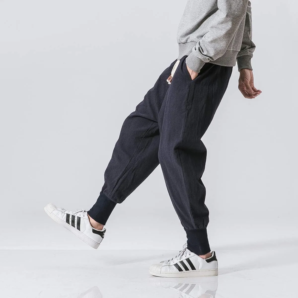 Seidarise Men's Joggers Sweatpants Harem Jogger Pant Long Sports Pants