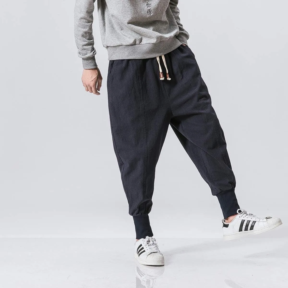 Seidarise Men's Joggers Sweatpants Harem Jogger Pant Long Sports Pants