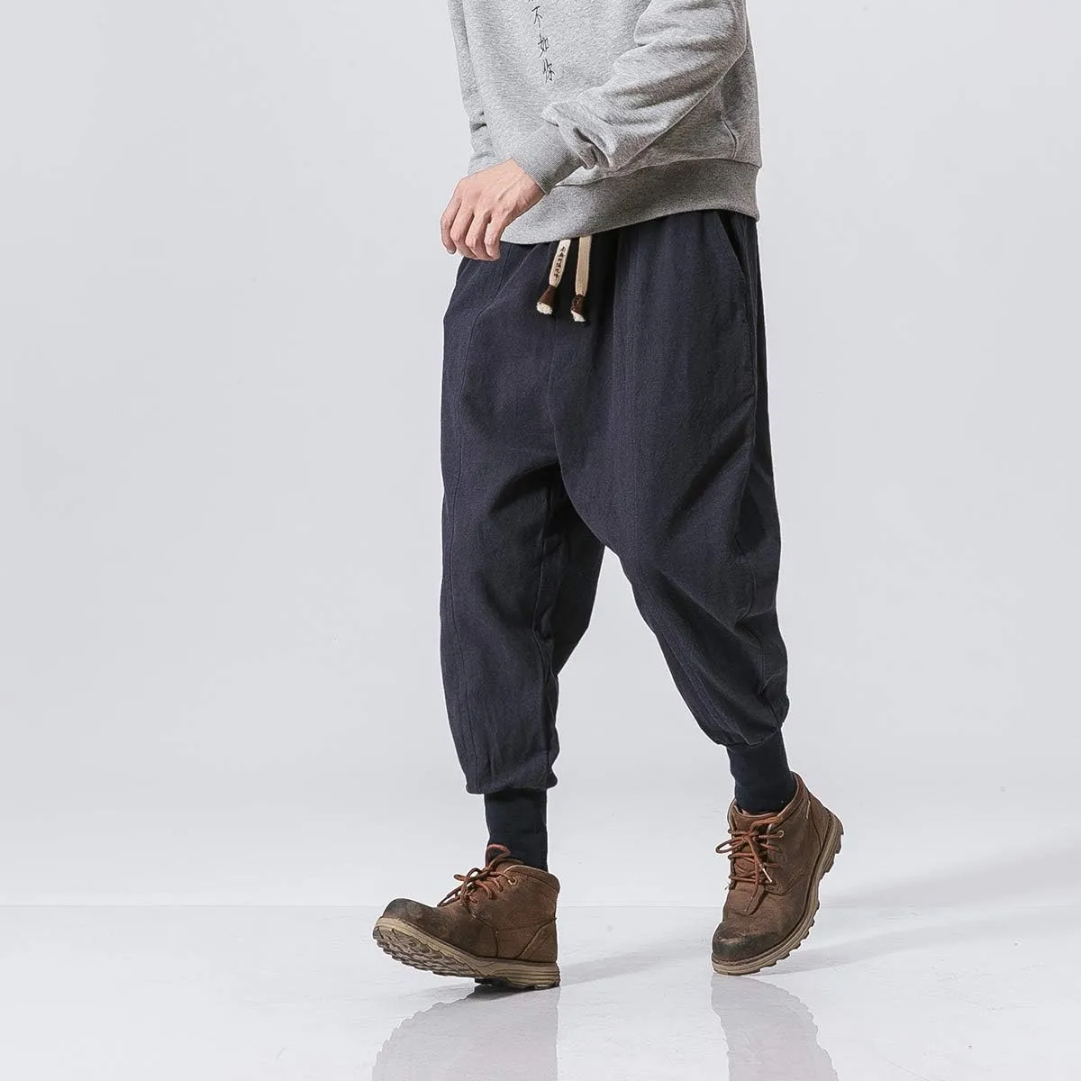 Seidarise Men's Joggers Sweatpants Harem Jogger Pant Long Sports Pants