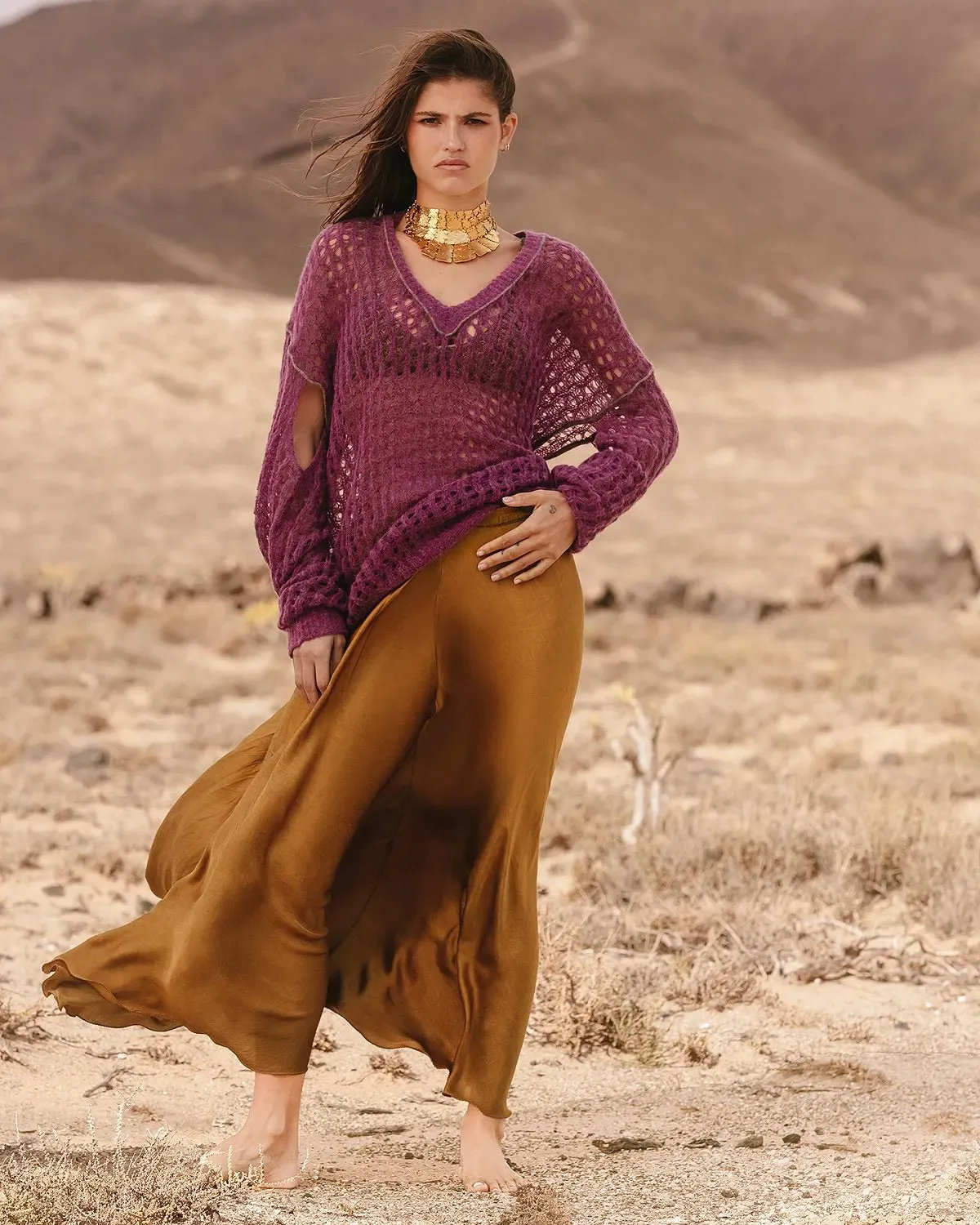 Skirt Vickie - Ocre
