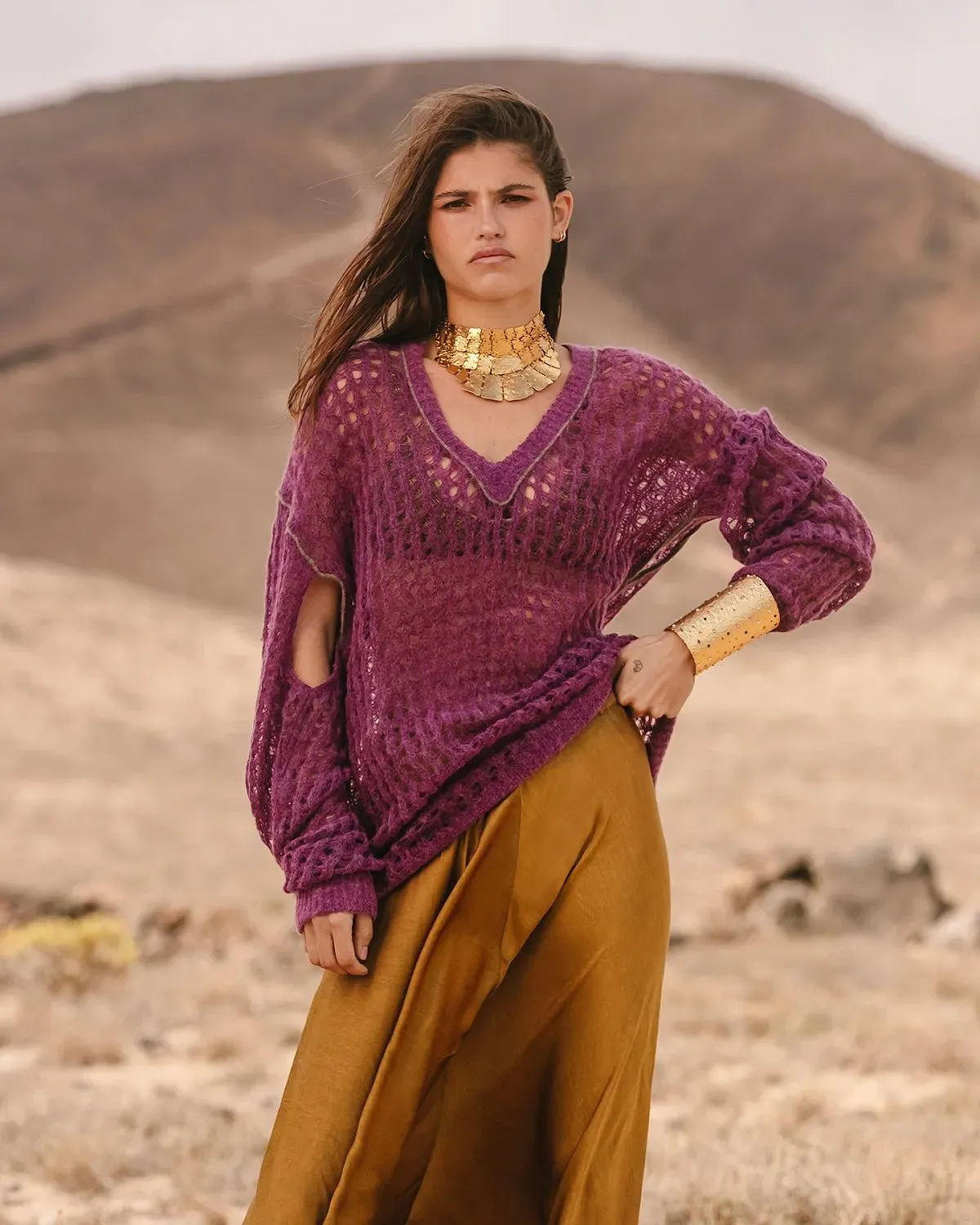 Skirt Vickie - Ocre